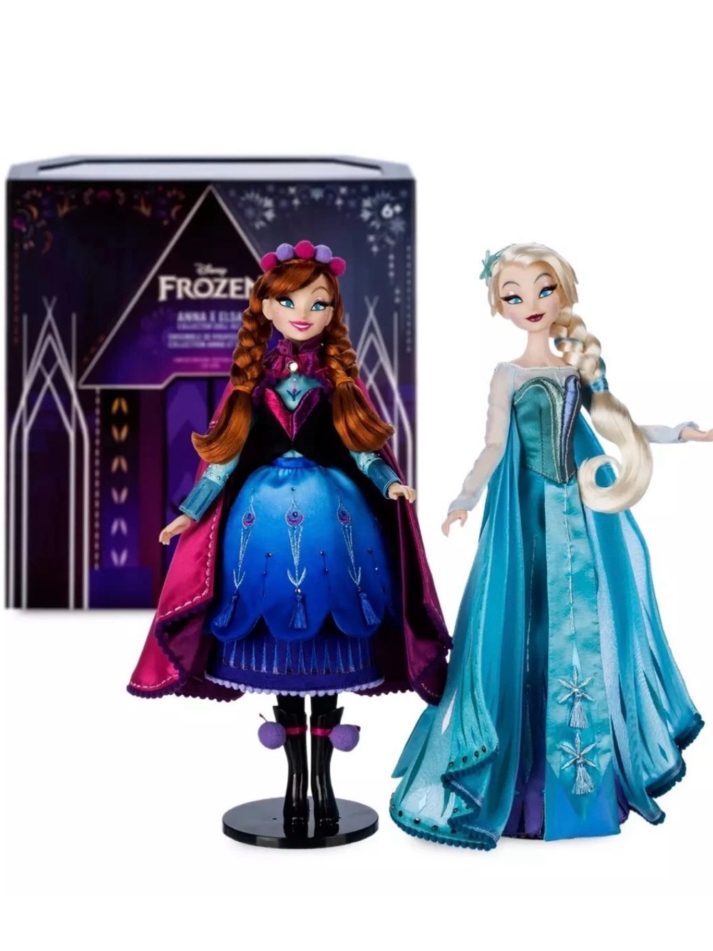 Disney Anna and Elsa Limited Edition Collector Doll Set by Brittney Lee NIB